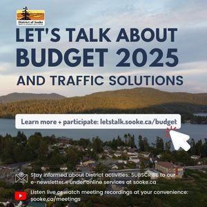 district of sooke, budget 2025, traffic solutions