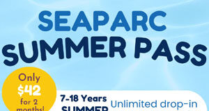 Youth summer passes at SEAPARC Recreation in Sooke seaparc, ad, summer 2024