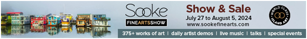 sooke fine arts society, 2024 sooke fine arts show