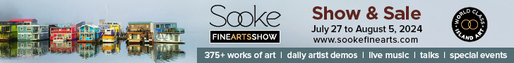 Sooke Fine Arts Show – July 27 to Aug 5, 2024