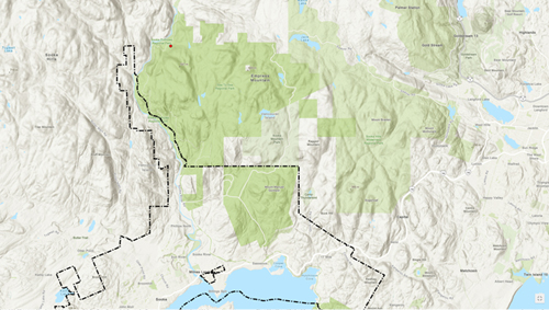 sooke wildfire, under control, map, july 2024