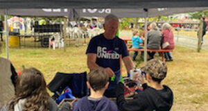 Herb Haldane takes his local BC United campaign to Cobble Hill herb haldane, bc united, cobble hill, kids