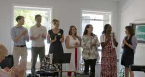 Summertime Victoria office party for South Vancouver Island BC Greens BC Greens, candidates, south vancouver island, sonia furstenau