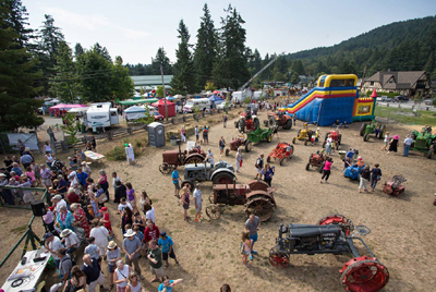 cobble hill fair, aerial