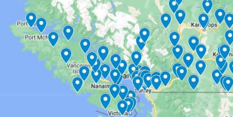 bc electric highway, ev charging stations