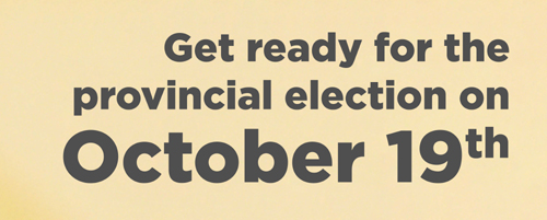 get ready to vote, elections bc, october 19