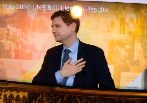 premier david eby, bc ndp, election night