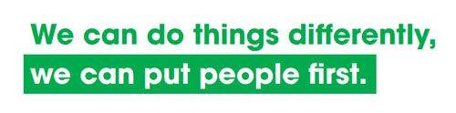 bc greens, platform, slogan