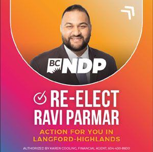 Ravi Parmar, Langford-Highlands-NDP