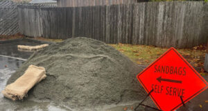 Self-serve sandbags for rainy weather in Sooke sandbags, sooke, rain