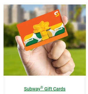 subway restaurants, langford, gift cards