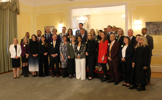 bc cabninet, swearing-in, government house, group shot