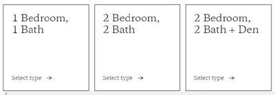 cadence, condo, floorplans