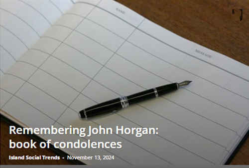 book of condolences, john horgan, IST header