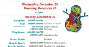 Leading up to new year’s eve at Westshore Parks & Recreation westshore parks & rec, holiday season 2024