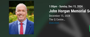 Public tickets now available for provincial state memorial for John Horgan horgan memorial, tickets