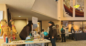 Community shows up for high school Environmental Expo luxton table, environmental expo