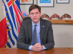 BC Premier David Eby on Feb 1 US tariff announcement bc premier david eby, Feb 1