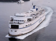 BC Ferries March 24 Vancouver-Victoria cancellations BC Ferries, Queen of New Westminster