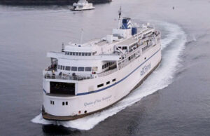 BC Ferries March 24 Vancouver-Victoria cancellations BC Ferries, Queen of New Westminster