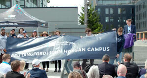 Royal Roads University Langford campus named after the late John Horgan opening, royal roads, langford