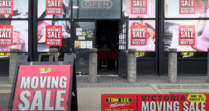 Tom Lee Music store relocates within Millstream Village Tom Lee Music, moving sale, store exterior