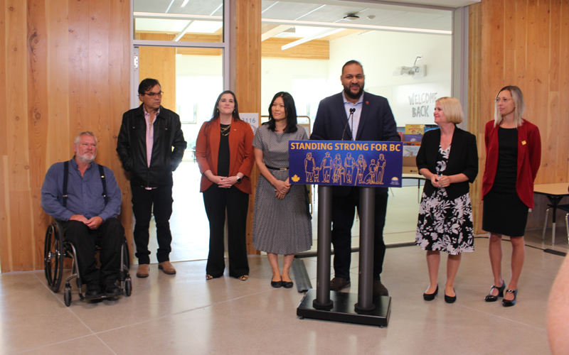 MLAs, school opening, Langford