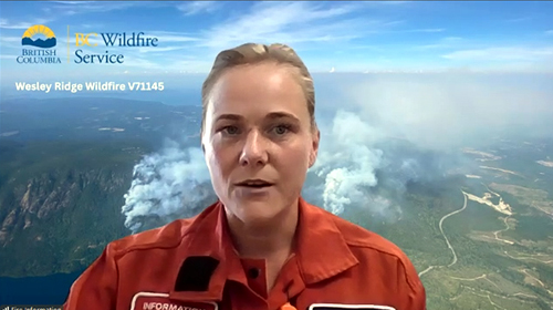 Madison Dahl, BC Wildfire Service