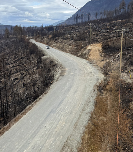 bc hydro, mount underwood fire, port alberni