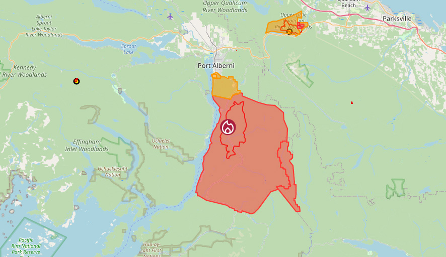 Mount Underwood fire, Aug 14