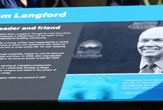 John Horgan commemorative plaque unveiled at Royal Roads Langford campus John Horgan, plaque