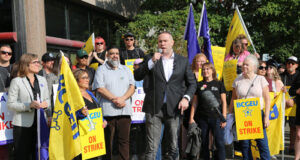 Thousands expected to participate in Oct 6 BCGEU rally BCGEU, Paul Finch, picket line