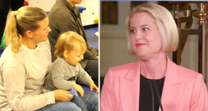 Co-funding for 959 new BC child care spaces announced by ECC Minister Beare and MP Beech Lisa Beare, education and child care minister, parent and toddler