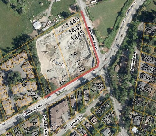 Burnside-ViewRoyal-toNov2125 traffic, Burnside Road West