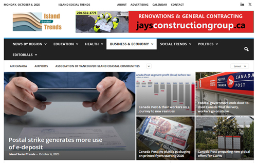 IST, Canada Post section