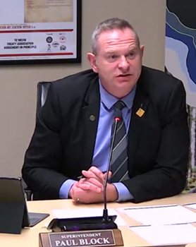 paul block SD62, superintendent