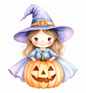 fairy, pumpkin, halloween