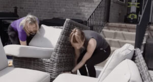 BC Hydro: help prevent outages & injuries in wet windy weather move patio furntiure, power outage, wind storm