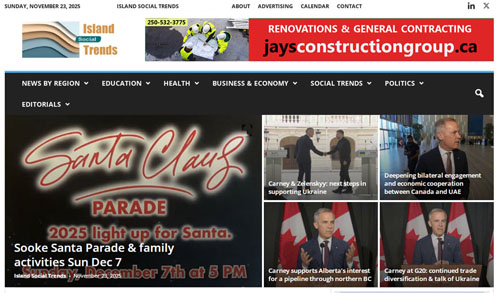 ist main, sooke santa parade