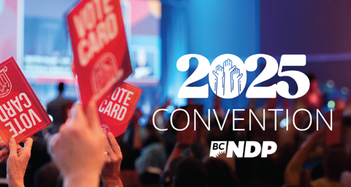 BCNDP-convention2025-logo bc ndp, convention