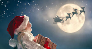 Rhyme & reason of the holiday season merry christmas, xmas eve, santa, sleigh