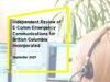 BC releases independent reports on E-Comm cost management Independent Review of E-Comm report