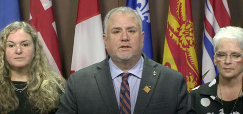 GordJohns&2speakers-Nov2525-pic1 Gord Johns, brain injury, Bill C-206