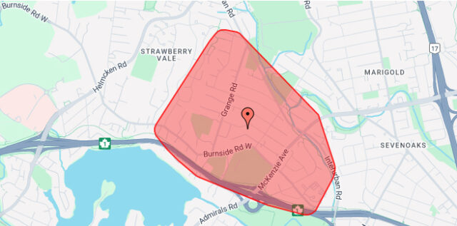 power outage, Saanich