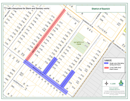 WascanaStreet-Saanich-grid saanich traffic, wascana