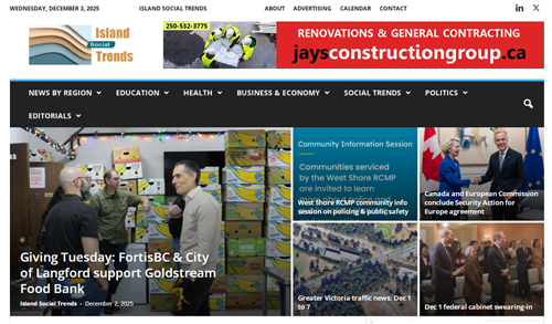 ist main, fortisbc, langford