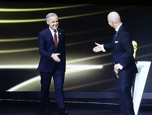 4950-Carney-arrivingFIFAstage-Dec0525 Prime Minister, Mark Carney, FIFA stage