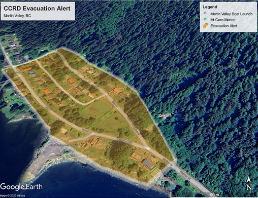 CentralCoast-map Central Coast, evacuation order, map
