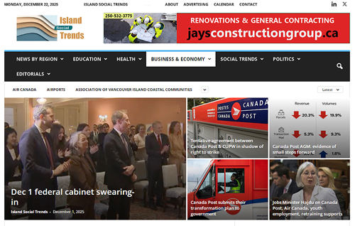 IST, canada post news