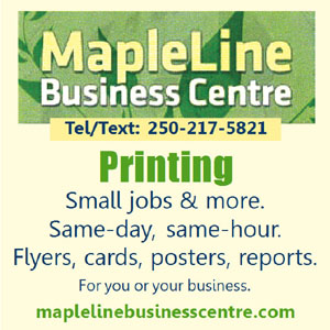printing services, Greater Victoria, West Shore